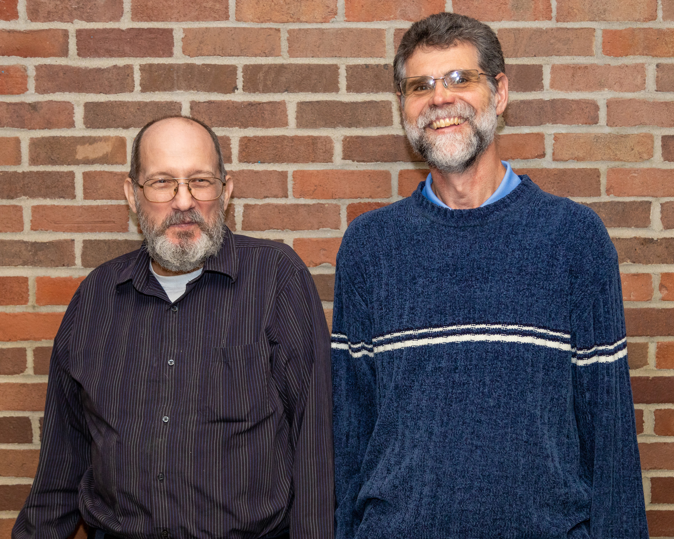 20 year service award recipients: James Smith and Steve Bowling