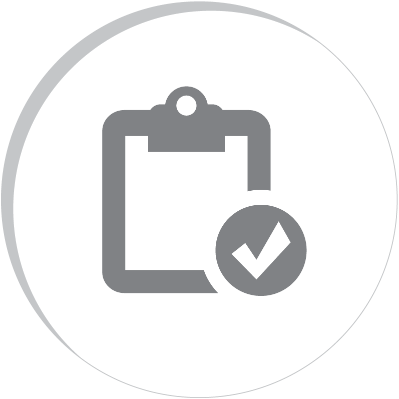 clipboard with checkmark icon