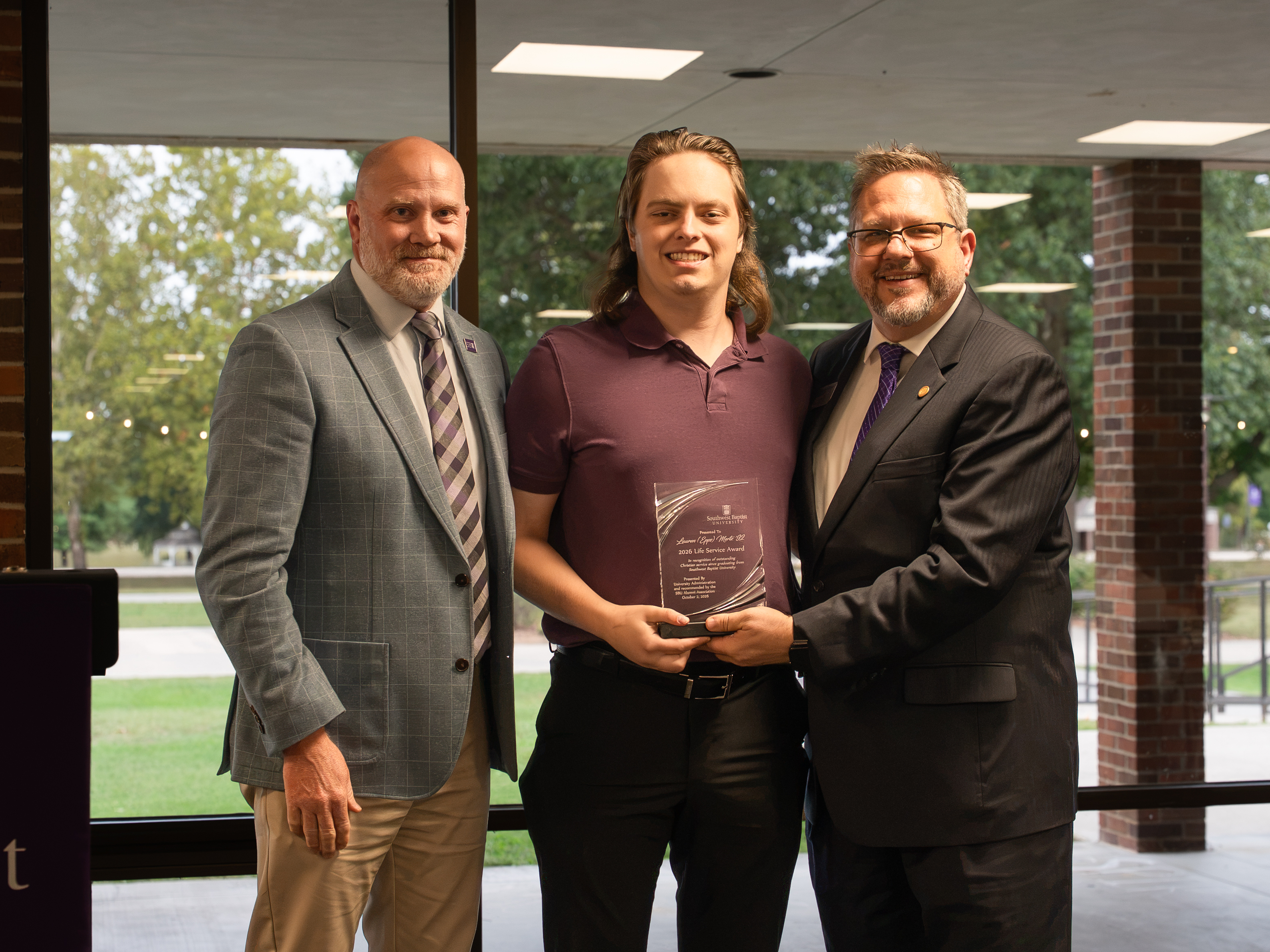 Life Service Award - Lauren Epps Mertz ‘92 (Posthumously accepted by her son)