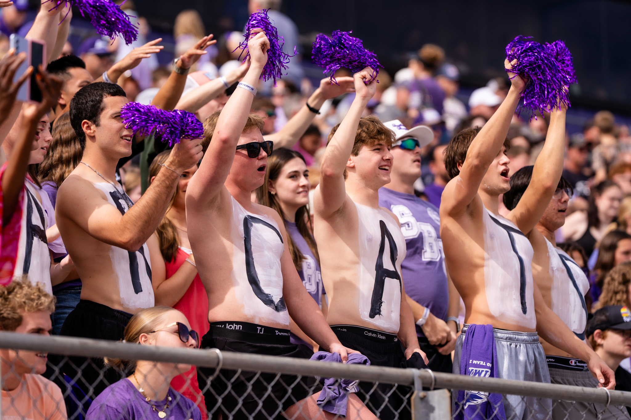 Fans cheering at 2026 SBU Homecoming Game