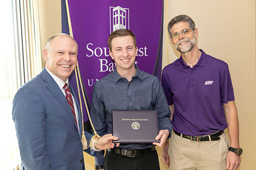 Dr. Brad Johnson, Andrew Eisenhour, Dr. Stephen Bowling