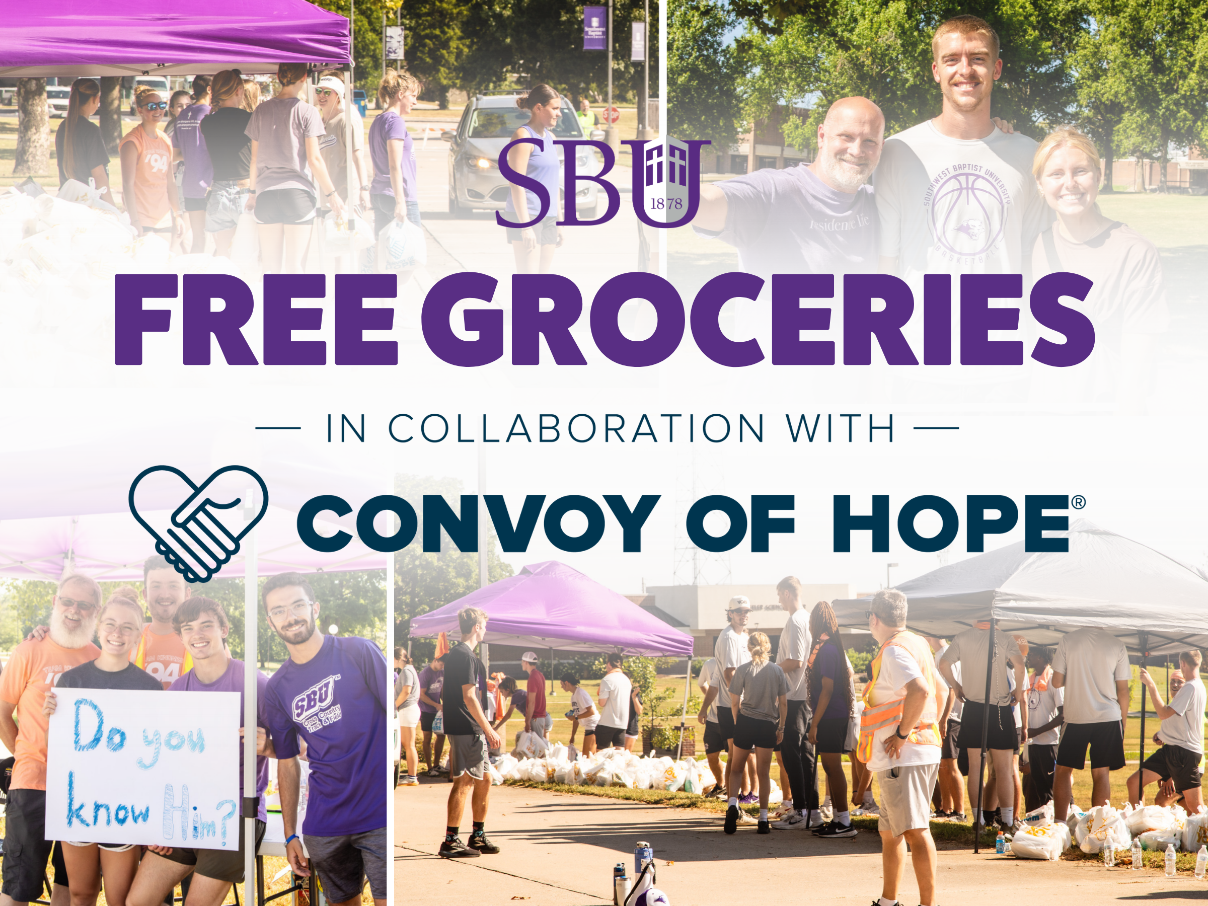 Convoy of Hope x SBU free groceries 2026