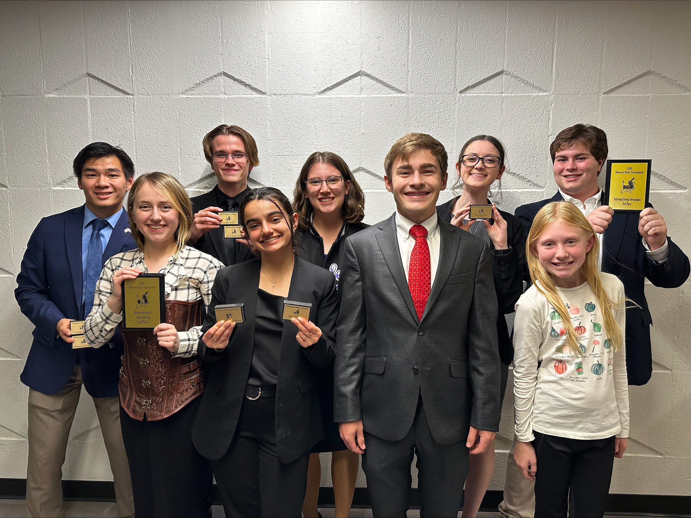 Forensics Team at Derry Berry Tournament