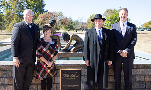 President Melson and Board of Trustees at Fountain