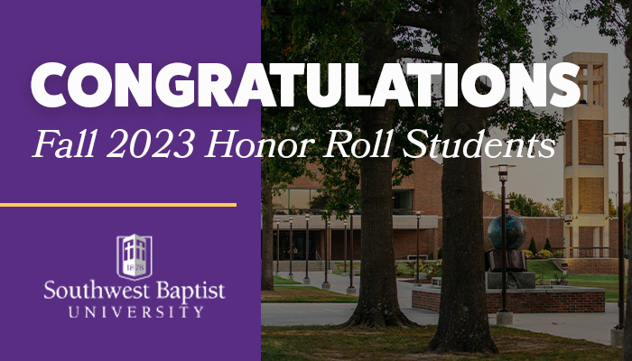 Congratulations Fall 2023 Honor Roll Students