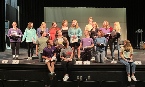 Into the Woods Cast Rehersal