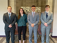 Economic Development team – Tyler Bell, Kasydie Shipp, Jadon Wipf and Jacob Weihe.