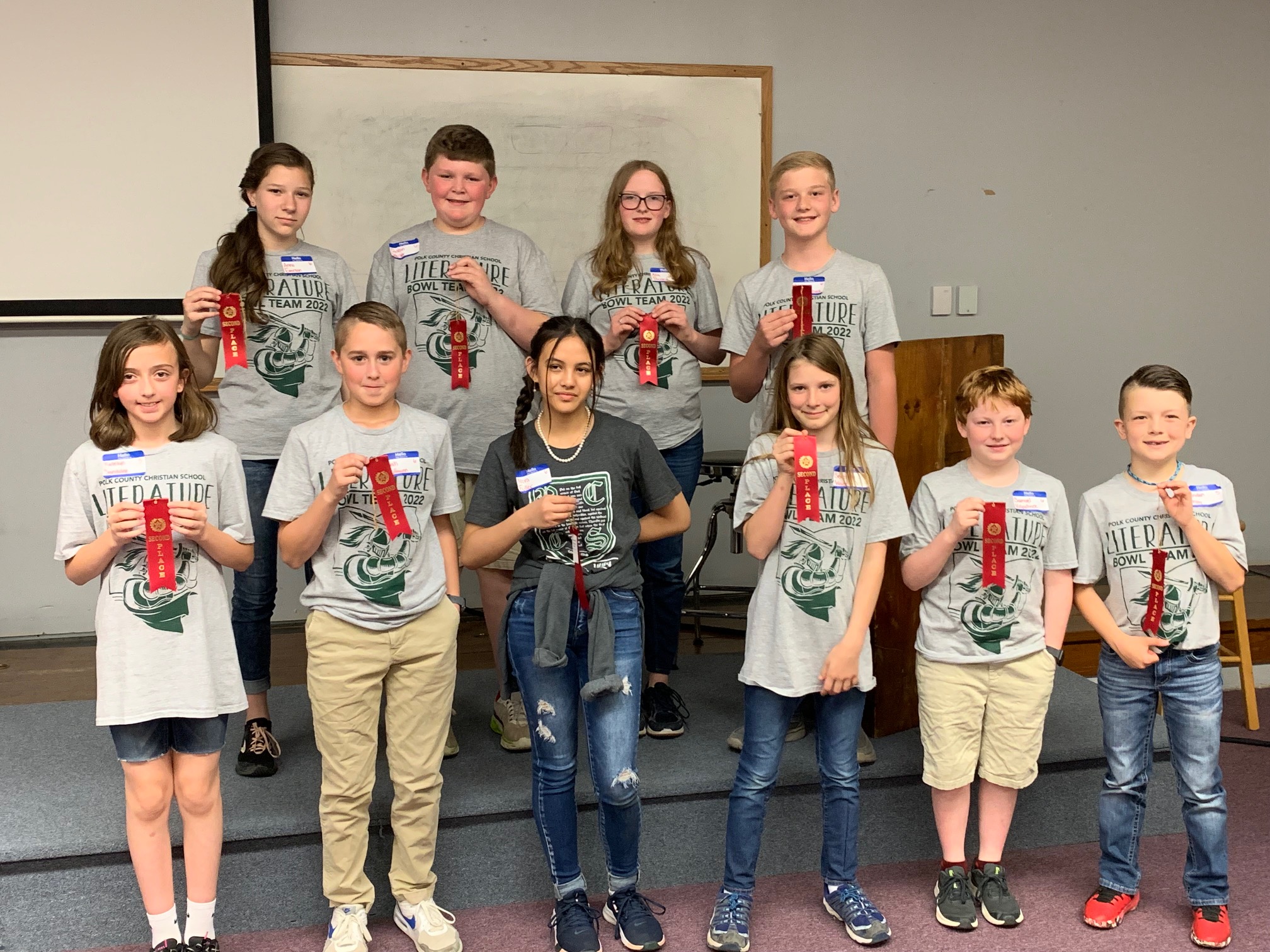 Polk County Christian School students