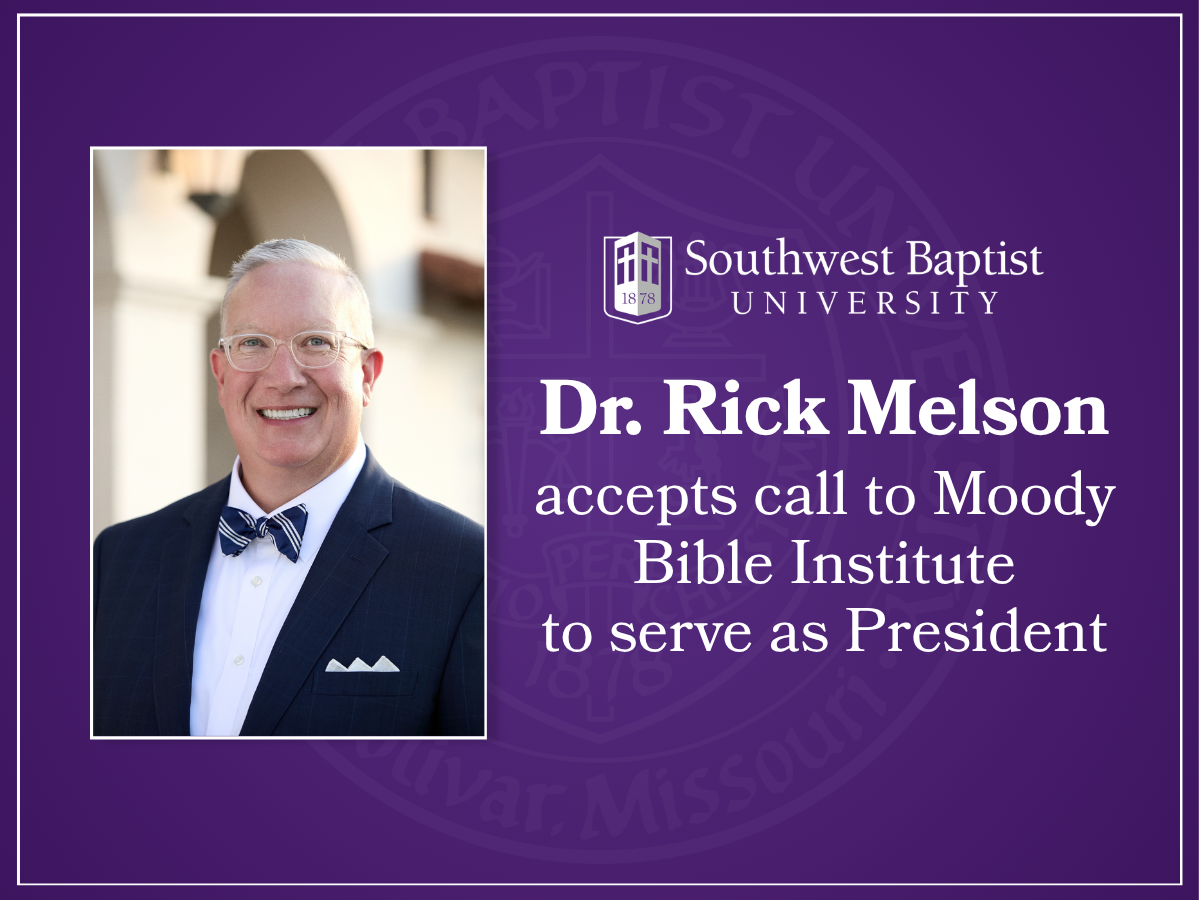President Melson called to Moody Bible Institute to serve as President