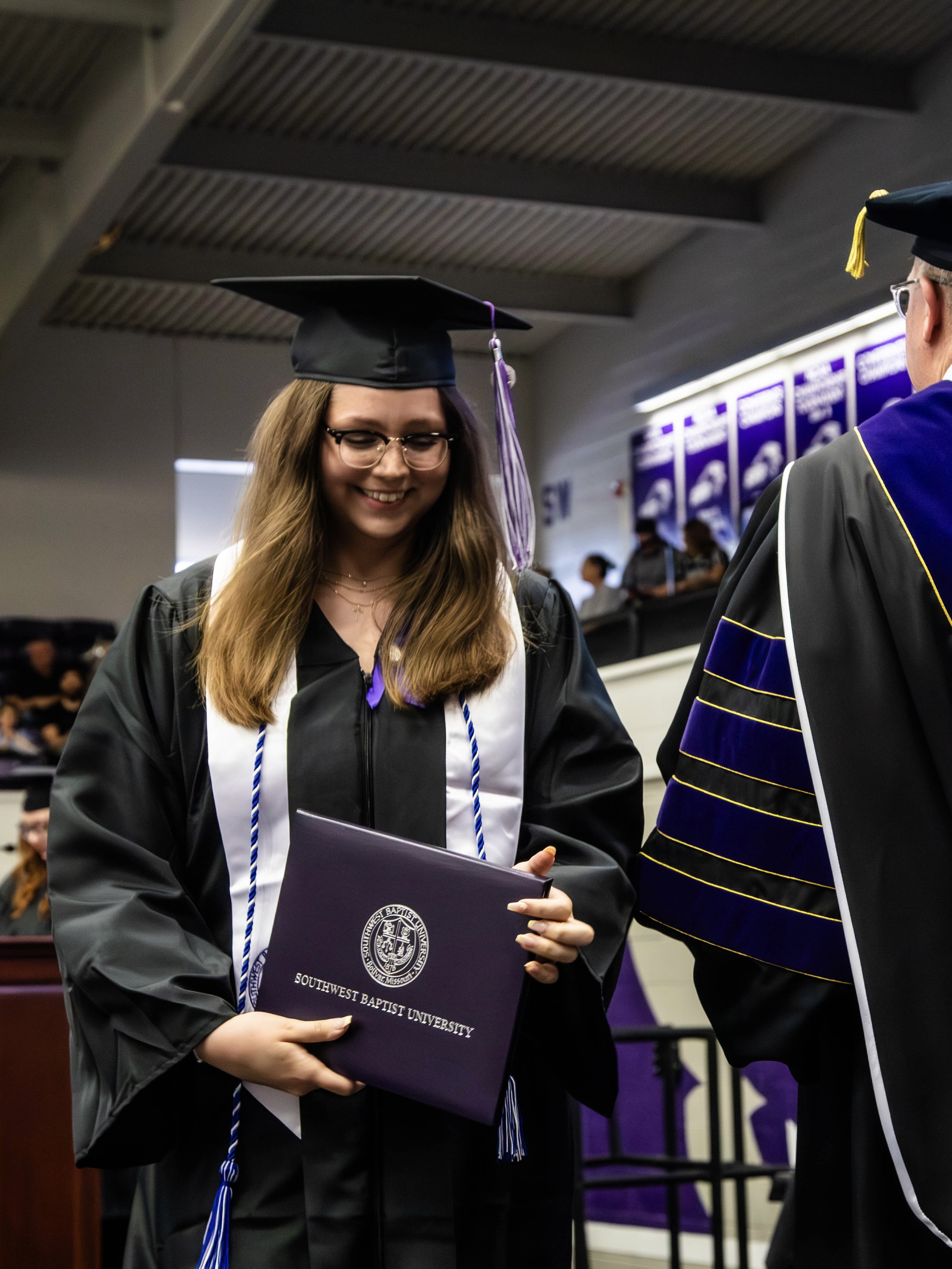 Female healthcare graduate