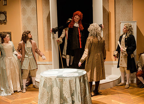 theatre production in action
